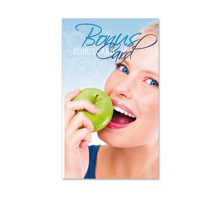 Kundenkarte Kundenkarten Kundenbindung Bonuskarte Treuepass ZA557 Zahnarzt Bleaching  Zahnbehandlung