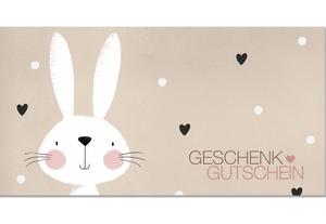 Faltgutschein mit Oster-Motiv
