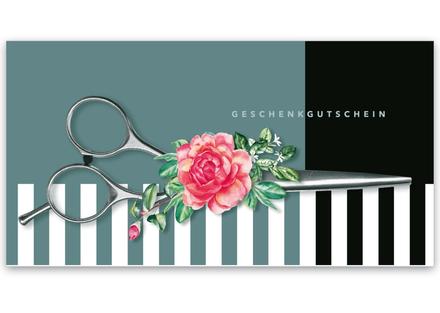 Gutscheinkarte Geschenkgutscheine geschenkgutscheine.com bestellen Klappkarten pos-hauer K295 Friseurgutschein Friseurgeschäft Friseursalon Friseur hairstyling Frisör Coiffeur Haarstudio Coiffure Coifför