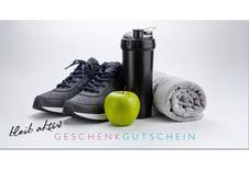 Geschenkgutschein bleib aktiv Sport
