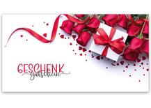 Geschenkgutschein pos-hauer Blumenhändler Blumenhandlung Blumengeschäft Blumengutschein Gärtnerei Gartenbau Muttertag 14. Februar Valentinstag