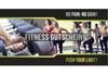 FI204 Geschenkgutschein Multicolor zum Falten / Fitness Fitnesscenter Fitnessstudio