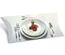 Gutscheinverpackung G163 mit elegantem Gastronomie-Motiv aus Teller, Besteck und roter Rose, ideal zum stilvollen Verpacken von Gutscheinen.