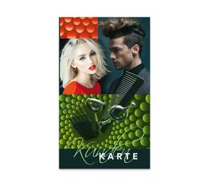 Kundenkarte Kundenkarten Kunden-Cards Kundenbindung Treuekarte Rabattsystem K545 Friseurgutschein Friseurgeschäft Friseursalon Friseur hairstyling Frisör Coiffeur Haarstudio Coiffure Coifför